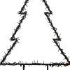 Luca Lighting tuinsteker kerstboom 72 x 1 x 100 cm met 225 LED lampjes warm wit