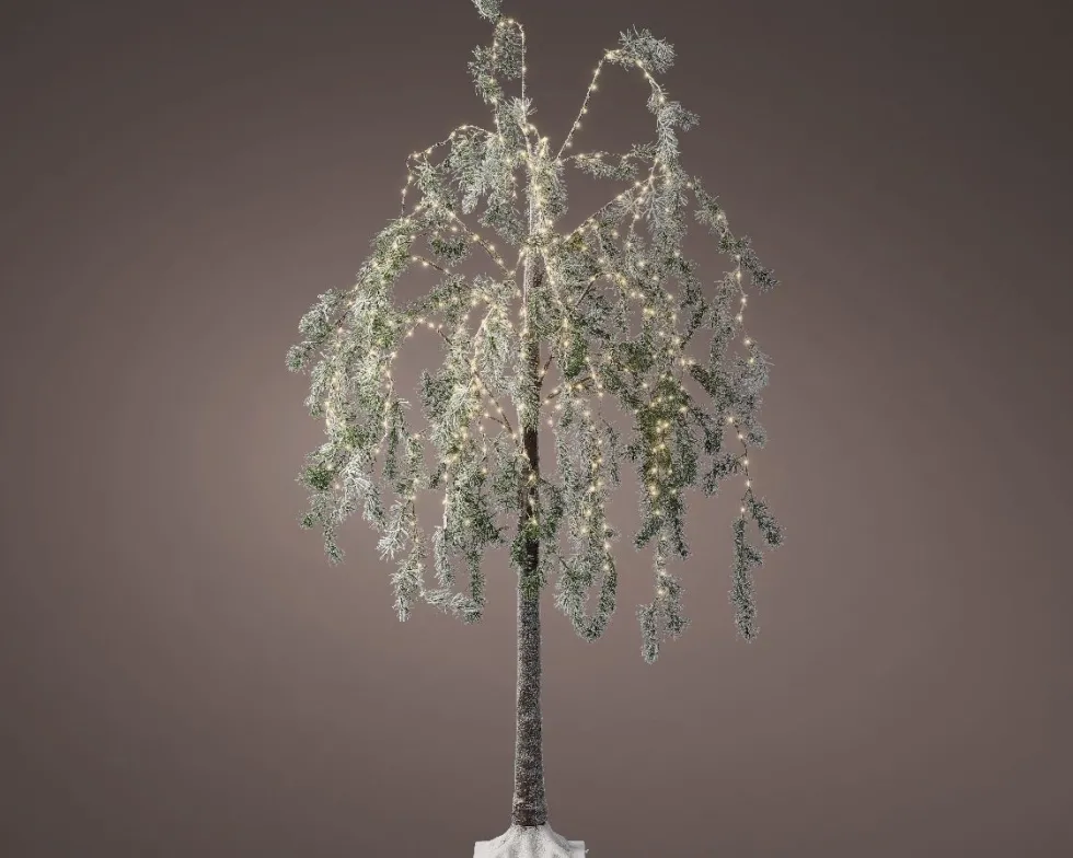 Lumineo decoratieboom wilg met verlichting D 70 H 150 cm