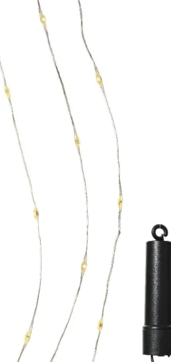 Lumineo draadverlichting Duracharge zilver met 100 lampjes warm white 9,9 m