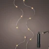 Lumineo draadverlichting Duracharge zilver met 50 lampjes classic warm 4,9 m