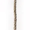 Lumineo kersthanger diamant grijs transparant D 16 H 20 cm