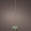 Lumineo kersthanger ui groen met verlichting D 20 H 21 cm