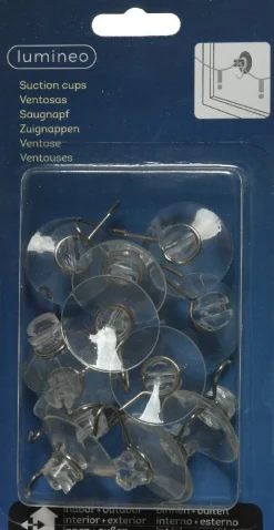 Lumineo zuignap met haakje 12 stuks
