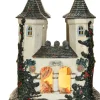 LuVille Efteling kasteel Doornroosje met verlichting 17,5 x 18,5 x 21 cm