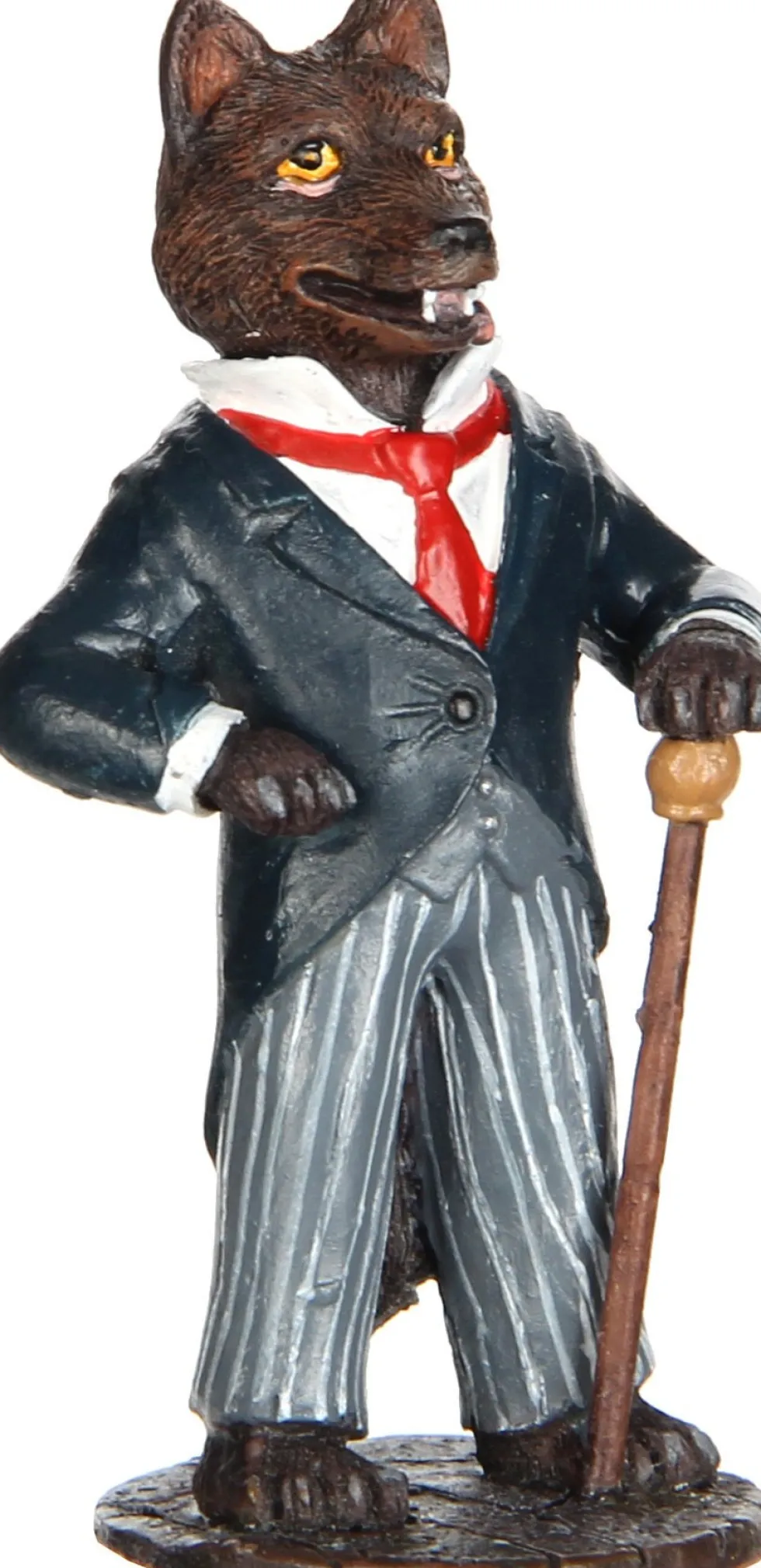 LuVille Efteling kerstdorpminiatuur de Grote Boze Wolf H 7 cm
