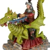 Luville Efteling kerstdorpminiatuur joris op draak 11 x 7 x 8 cm