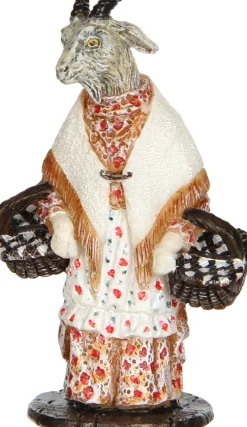 LuVille Efteling kerstdorpminiatuur moeder geit H 7 cm