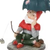 LuVille Efteling kerstdorpminiatuur kabouter vissend D 6,5 H 6,5 cm