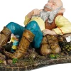 Luville Efteling kerstdorpminiatuur Klein duimpje en de reus 13 x 6 x 5 cm
