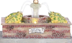 LuVille Efteling kerstdorpminiatuur kikkerfontein 15 x 11 x 8 cm