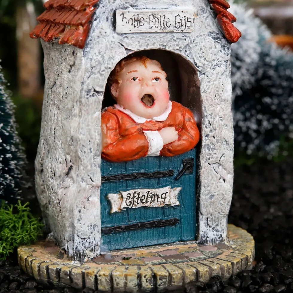 LuVille Efteling kerstdorpminiatuur Holle Bolle Gijs 6,5 x 6,5 x 11 cm