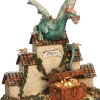 LuVille Efteling kerstdorpminiatuur de draak met verlichting 16,5 x 9,5 x 17,5 cm