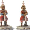 LuVille Efteling kerstdorpminiatuur Wachters Indische Waterlelies 4,5 x 3,5 x 12,5 cm 2 stuks