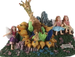 LuVille Efteling kerstdorpminiatuur Koning Oberon 17,5 x 12,5 x 11,5 cm