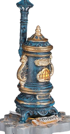 Luville Efteling kerstdorpminiatuur potkacheltje 4,5 x 4 x 7,5 cm