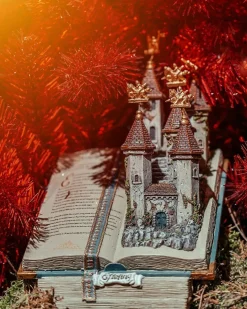 Luville Efteling kersthuisje kasteel sprookjesboek 13,5 x 13,5 x 20 cm