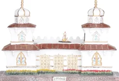 LuVille Efteling kersthuisje De tuinman en de Fakir 31 x 11 x 21 cm