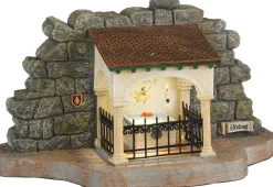 Luville Efteling kersthuisje rode schoentjes 22 x 11 x 12,5 cm
