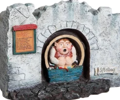 Luville Efteling kersthuisje wagen gijs 11 x 6 x 8,5 cm