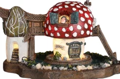 Luville Efteling kersthuisje kabouterhuis 13,5 x 9 x 7 cm
