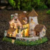 Luville Efteling kersthuisje huis hans en grietje 11 x 8 x 9 cm