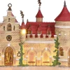 LuVille Efteling kersthuisje kasteel Sneeuwwitje 26 x 11,5 x 21 cm