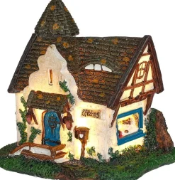 Luville Efteling kersthuisje huis van roodkapje 9 x 8 x 9 cm