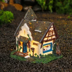 Luville Efteling kersthuisje huis van roodkapje 9 x 8 x 9 cm