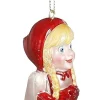 LuVille Efteling kerst ornament Roodkapje 5,5 x 6 x 13 cm