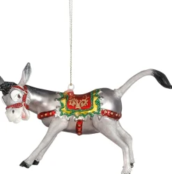 LuVille Efteling kerst ornament ezel 14 x 4,5 x 9,5 cm
