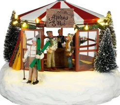 Luville kerstdorpminiatuur apres ski bar 19 x 15 x 20 cm