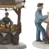LuVille kerstdorpminiatuur bierkraam 12 x 8 x 10 cm 2-delig