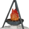 LuVille kerstdorpminiatuur vuurschaal D 7,5 H 9 cm