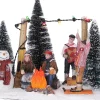 LuVille kerstdorpminiatuur piste party 16 x 12 x 12,5 cm