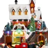Luville kerstdorp station 23,5 x 24 x 32,5 cm