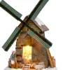 LuVille kersthuisje graanmolen 20 x 17 x 24,5 cm