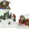 LuVille kersthuisje ski lift 45,5 x 25 x 23,5 cm
