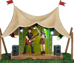 Luville Molendam kerstdorpminiatuur festival tent 19 x 11,5 x 15 cm