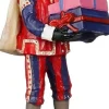Luville Molendam kerstdorpminiatuur piet met cadeaus 3,5 x 3,5 x 7 cm