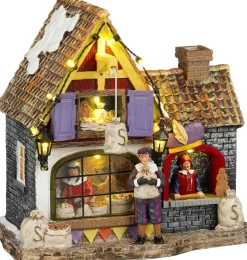 Luville Molendam kerstdorpminiatuur sints strooigoed 16 x 11 x 16 cm