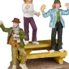 Luville Molendam kerstdorpminiatuur dancing people (dansen op tafel) 8,5 x 7,5 x 10 cm