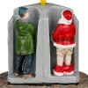 Luville Molendam kerstdorpminiatuur public toilet (publiek toilet) 8,5 x 6 x 8,5 cm