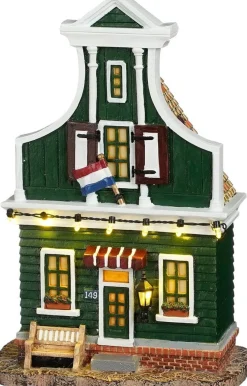 Luville Molendam kersthuisje zaanse schans huis 15 x 8 x 23 cm