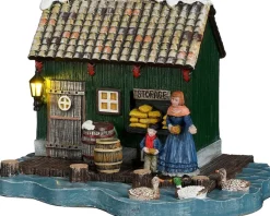 Luville Molendam kersthuisje zaanse schuur 18,5 x 12,5 x 12,5 cm