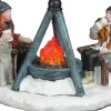 Luville Sledgeholm kerstdorpminiatuur drink chocolate (warme chocomel drinken) 10,5 x 7,5 x 6,5 cm