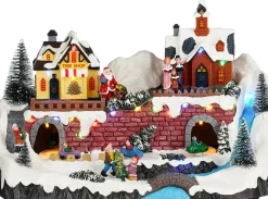 Luville Specials kerstdorp village cars (autotunnel) 33 x 19,5 x 22,5 cm
