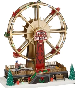 Luville Specials kersthuisje ferris wheel (reuzenrad) 27,5 x 15 x 32 cm