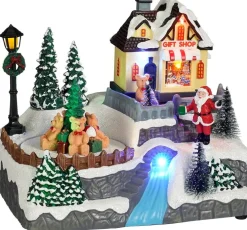 Luville Specials kersthuisje gift shop (cadeau winkel) 19 x 15 x 16,5 cm