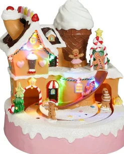 Luville Specials kersthuisje dessert factory (toetjesfabriek) 18,5 x 17,5 x 20,5 cm