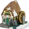 Luville Ville de Reidy kersthuisje waterwheel house (watermolen) 14,5 x 12 x 14,5 cm